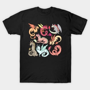 Cute cartoon dragons T-Shirt